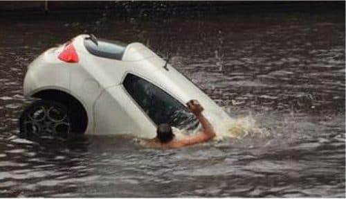 Auto te water